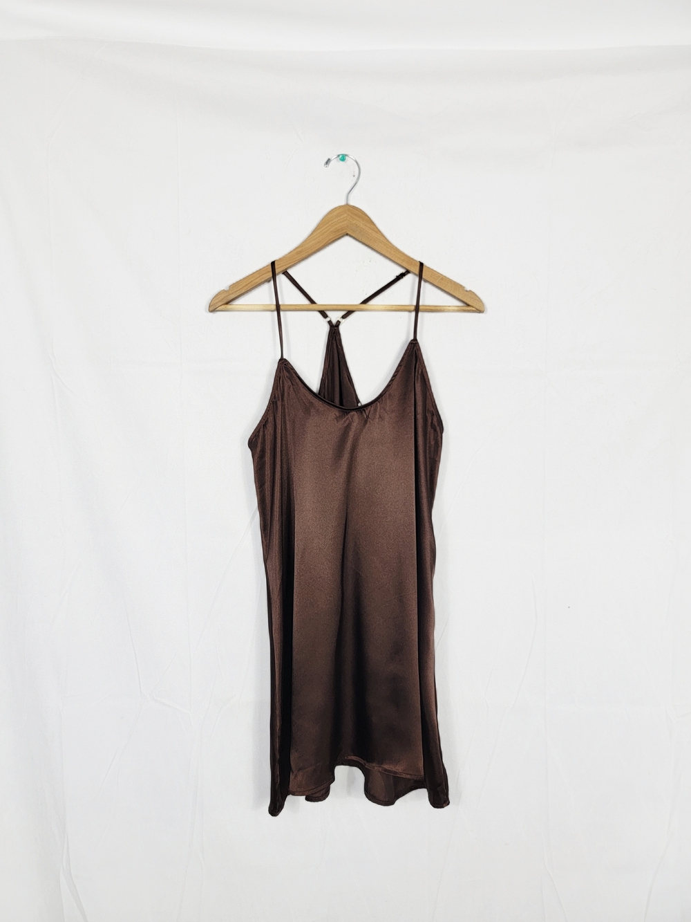 Women's Small 12th Tribe Silky Brown Slip Dress